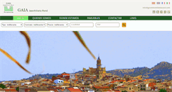 Desktop Screenshot of gaiainmobiliariarural.com
