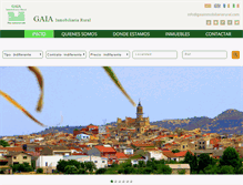 Tablet Screenshot of gaiainmobiliariarural.com